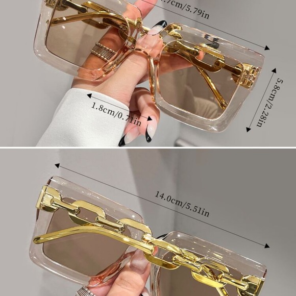 New fun chain style sunglasses - Picture 4 of 5
